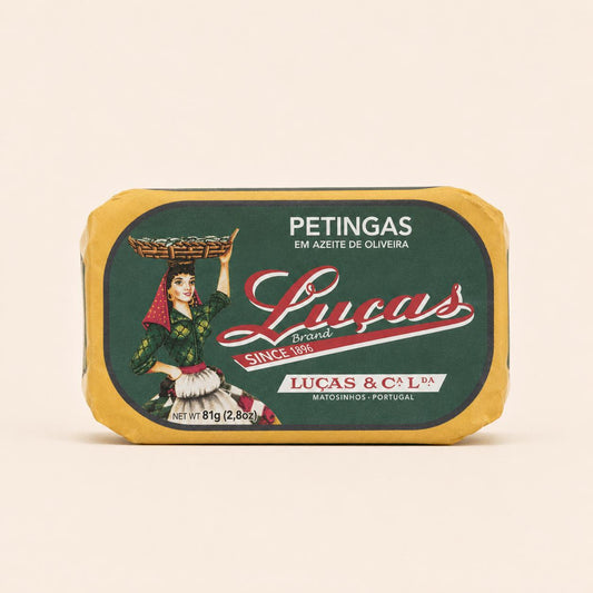 Luças Small Sardines (Petunias)  in Olive Oil 81g