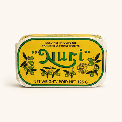 Nuri sardines in olive oil tin