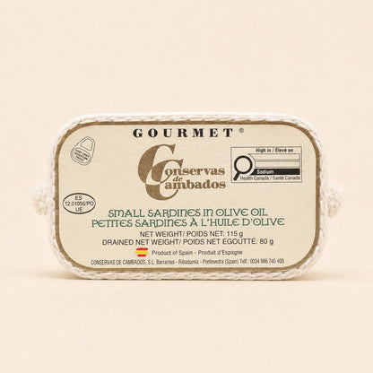 Conservas de Cambados Gourmet Small Sardines In Olive Oil 80g
