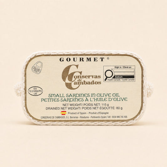 Conservas de Cambados Gourmet Small Sardines In Olive Oil 80g
