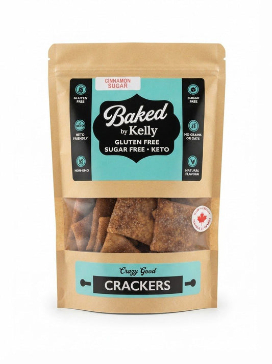 Baked by Kelly Keto Cracker 140g (Cinnamon sugar)