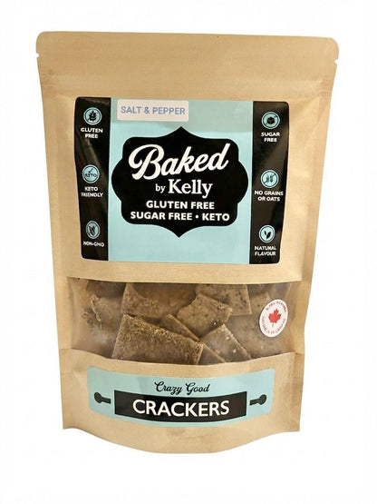 Baked by Kelly Keto Cracker 140g (Salt & Pepper)