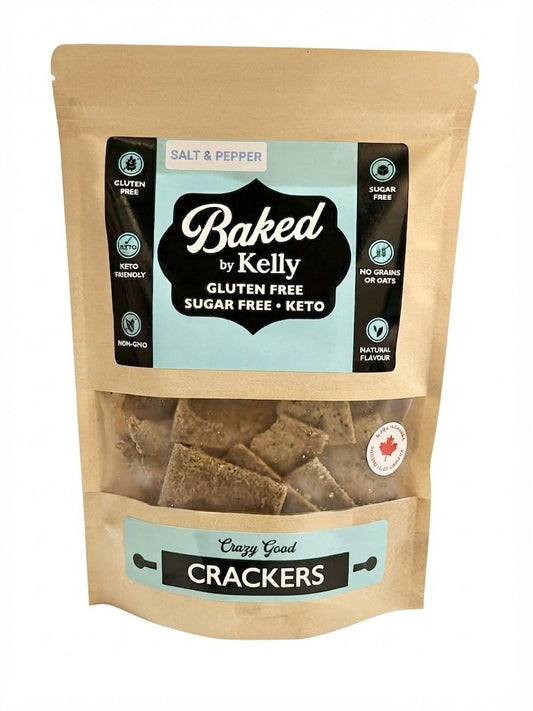 Baked by Kelly Keto Cracker 140g (Salt & Pepper)