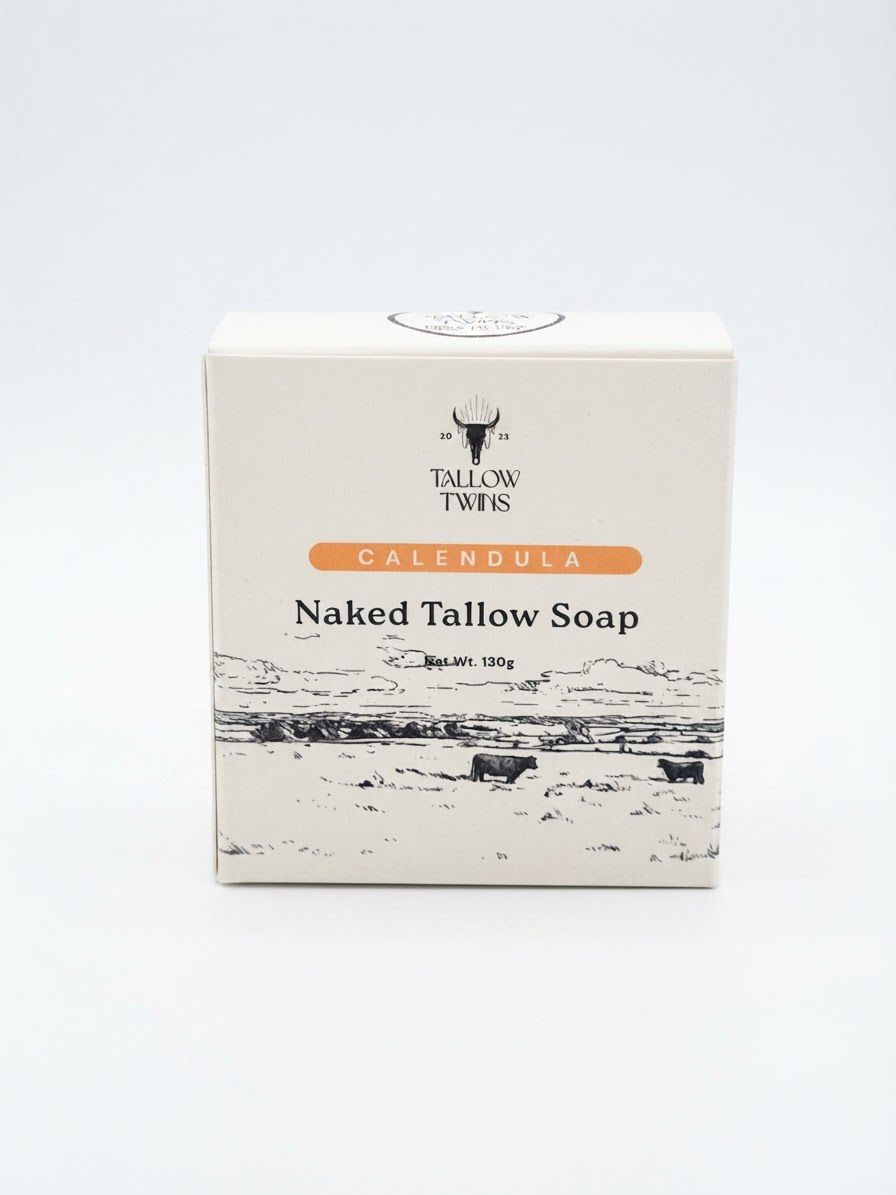Tallow Twins - Calendula tallow soap 130g