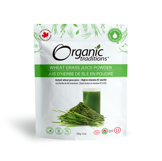 Organic Traditions Organic Wheat Grass Juice Powder 150g