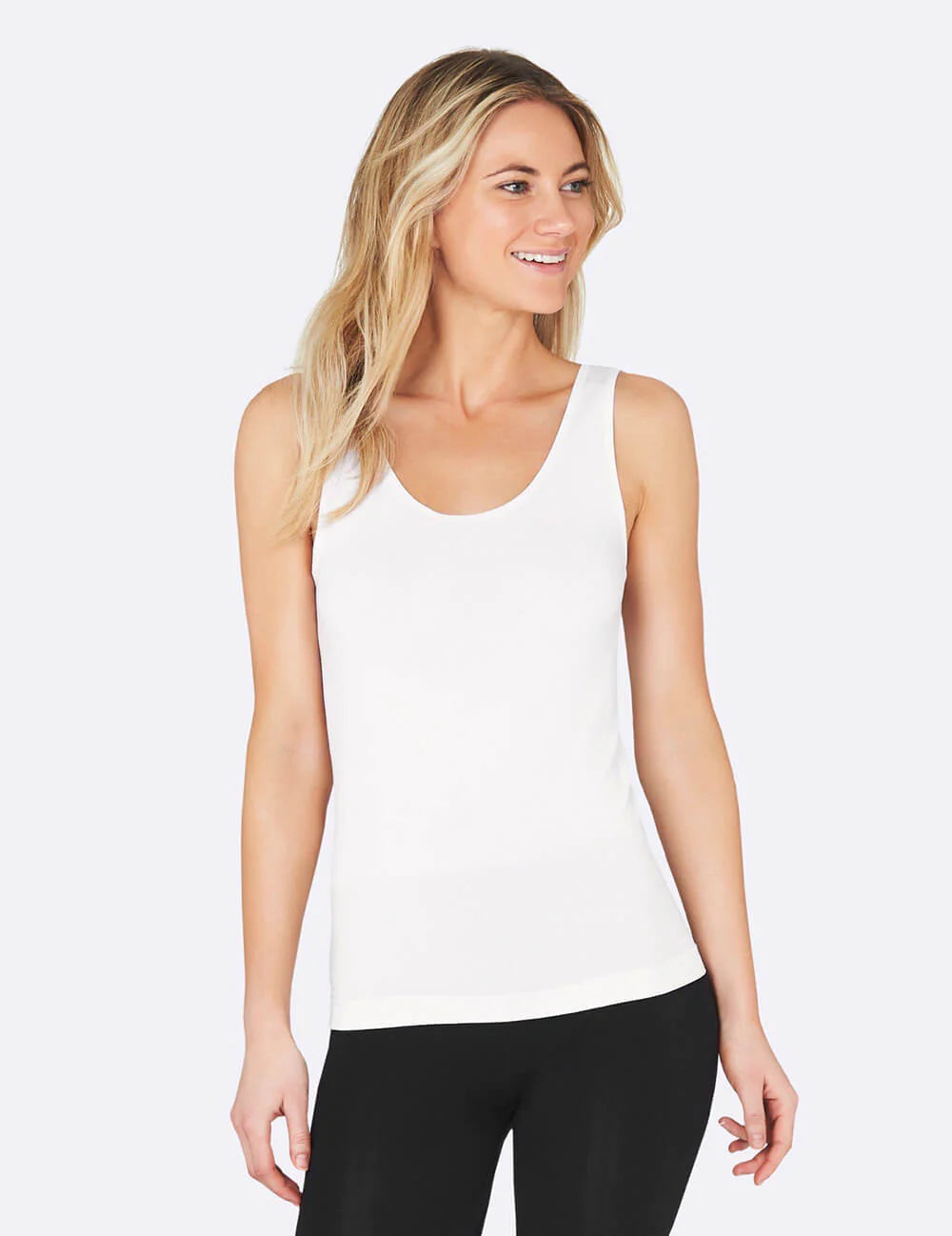 Boody Tank top white  (L)