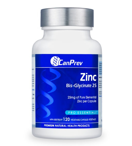 CanPrev Zinc Bis Glycinate 25 mg 120Vcaps