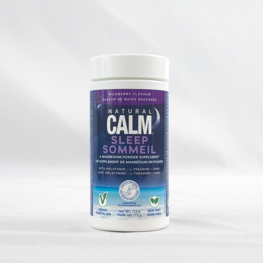 Natural Calm Sleep Magnesium Drink Mix Wildberry 113 g