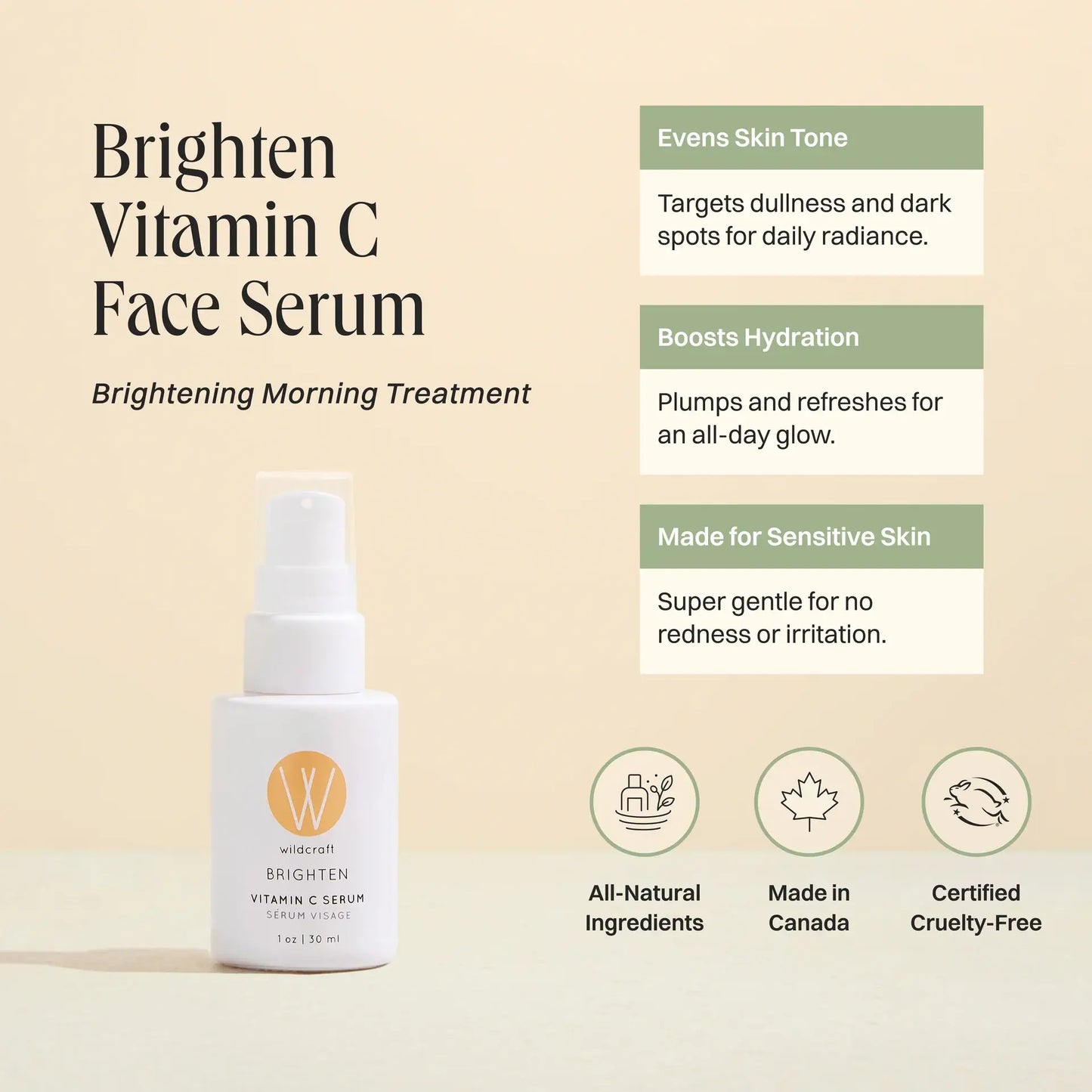 Wildcraft Brighten Vitamin C Face Serum - Dark Spot Treatment