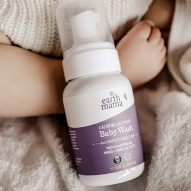 Earth Mama Organics Baby Calming Lavender Wash -160ml