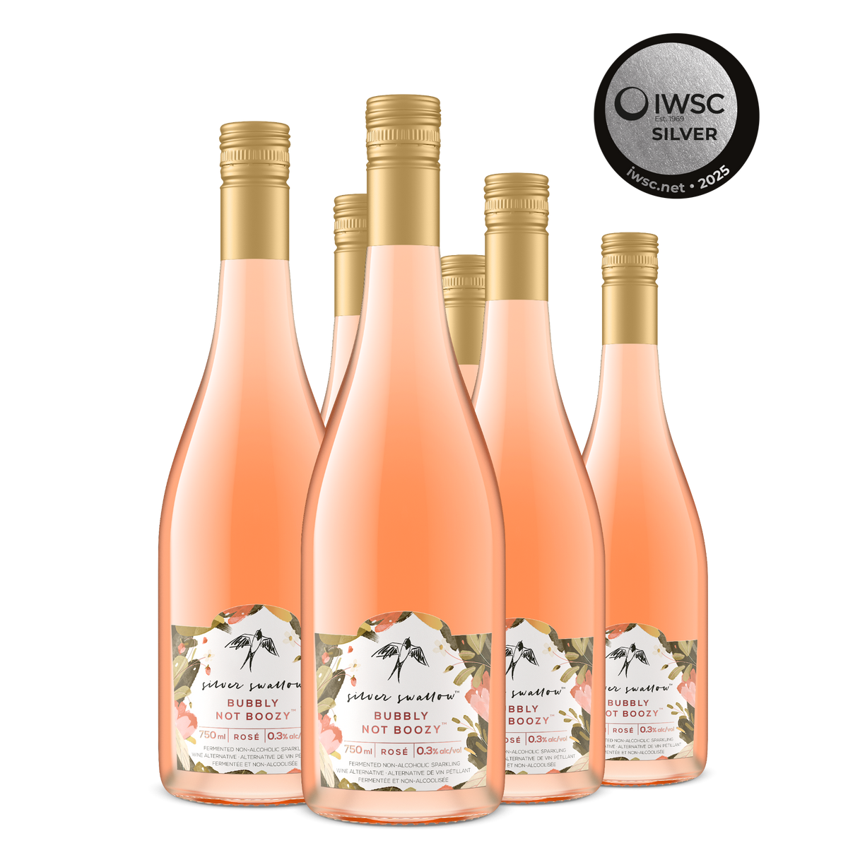 Silver Swallow Bubbly Not Boozy - Rosé