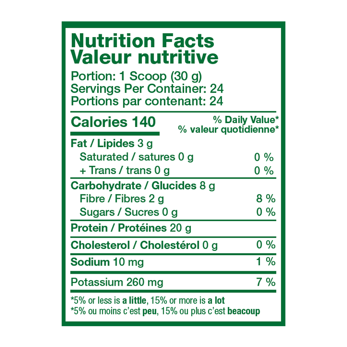 Ergogenics Protein + Greens Vanilla Bean 24 Servings