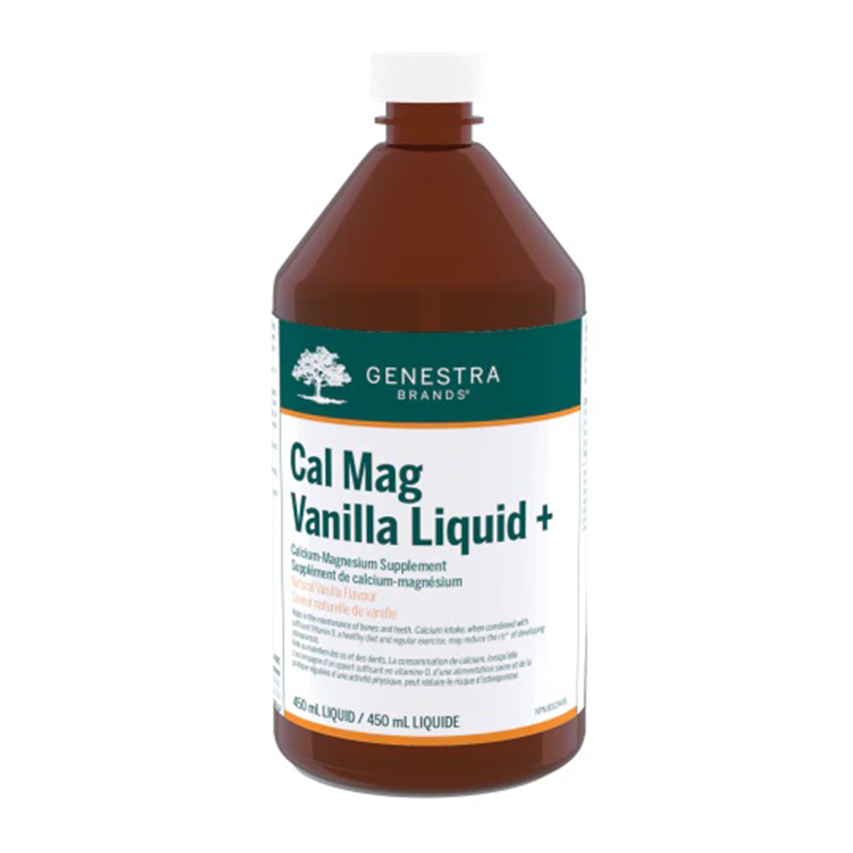 Genestra Cal Mag Vanilla Liquid+