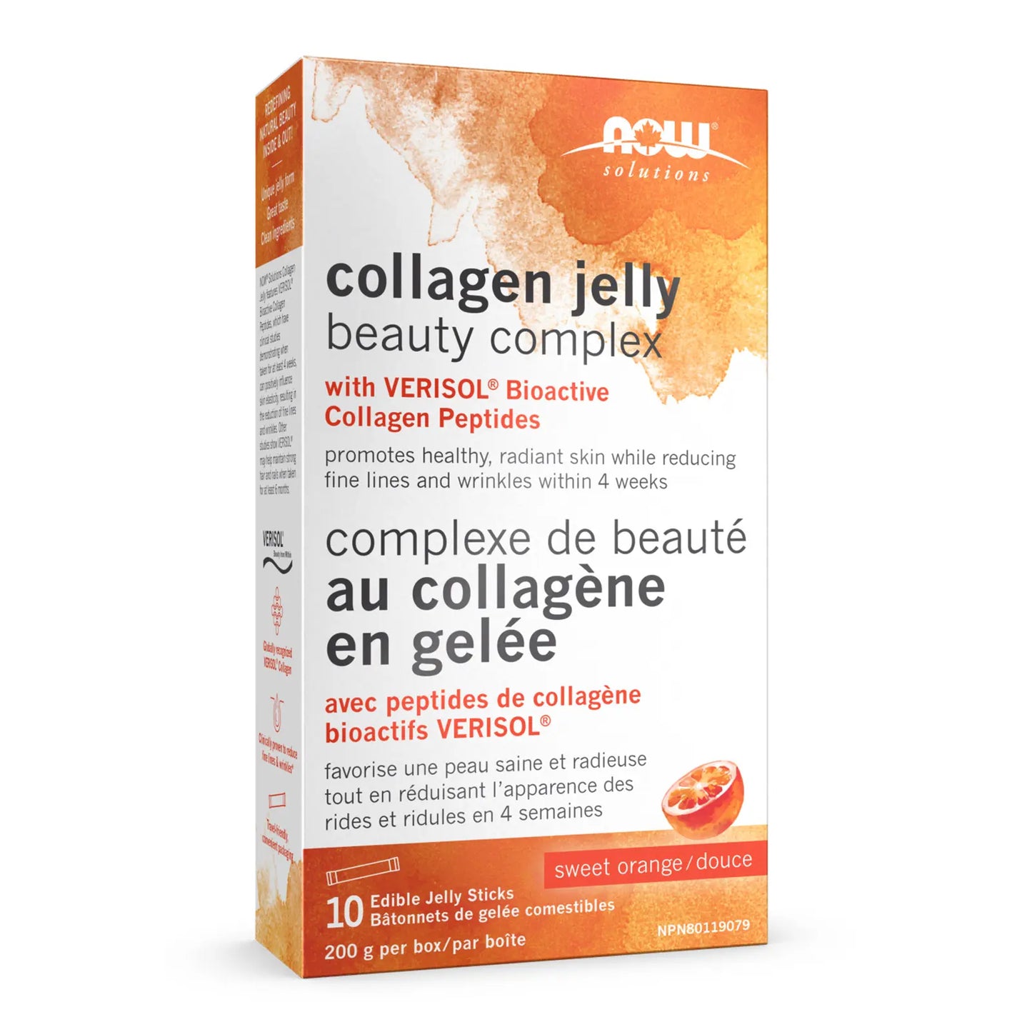 Now Food Collagen Jelly Beauty Complex Sweet Orange 200g