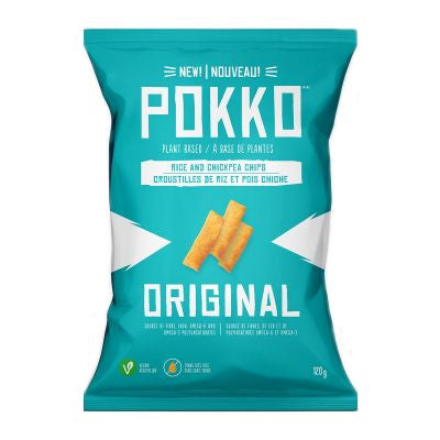 Pokko Rice and Chickpea Chips Original 120g