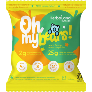 Herbaland Oh My Bears! Peach Gummies 50 g