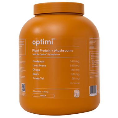 Optimi Plant Protein + Mushrooms Vanilla 960 g