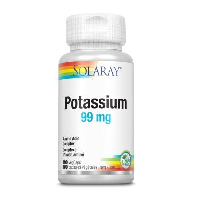 Solaray Potassium 99mg 100 Veggie Caps