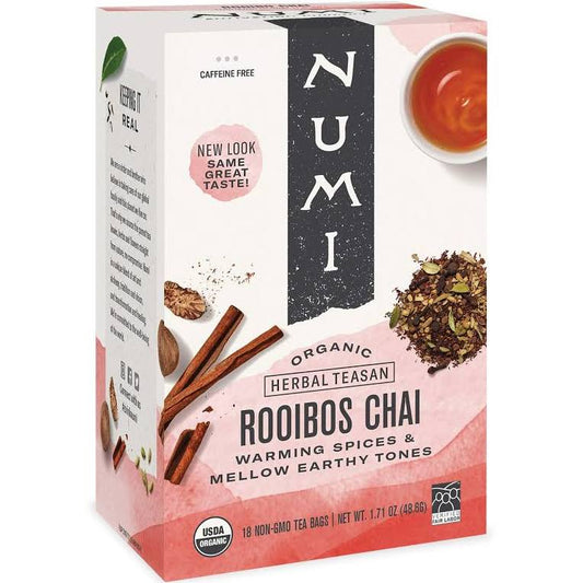 Numi Organic Rooibos Chai Herbal Tea