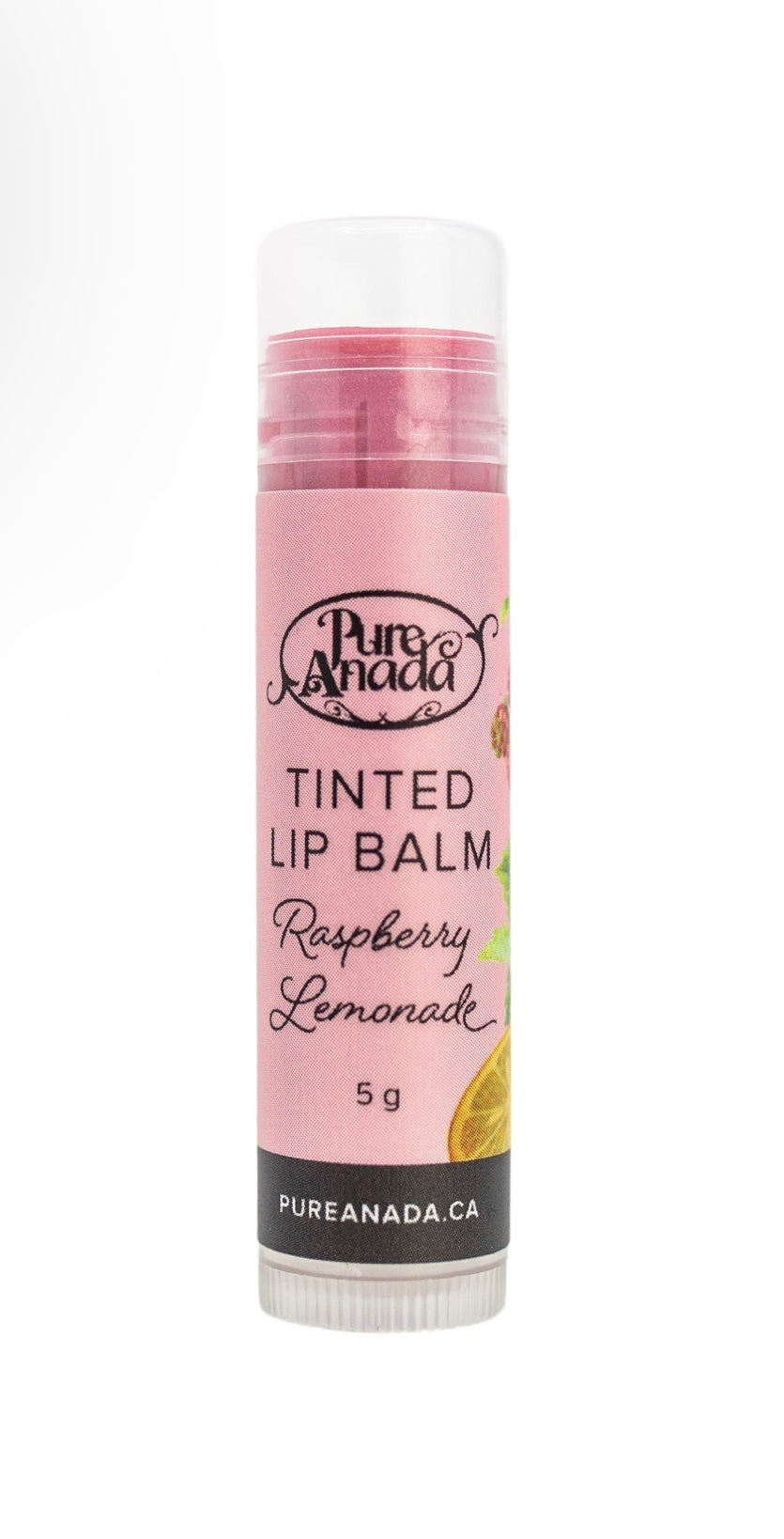 Pure Anada Tinted Lip Balm - Raspberry Lemonade