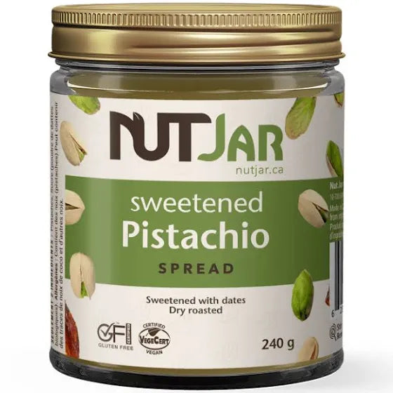 NutJar Sweetened Pistachio Spread 240g