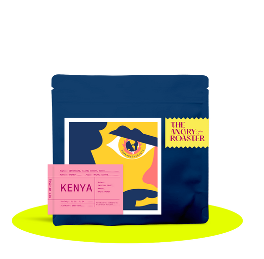 The Angry Roaster Kenya Malaki Estate 250g coffee bag