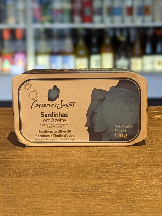 Conservas Santos Portuguese Sardines in Olive Oil 120g
