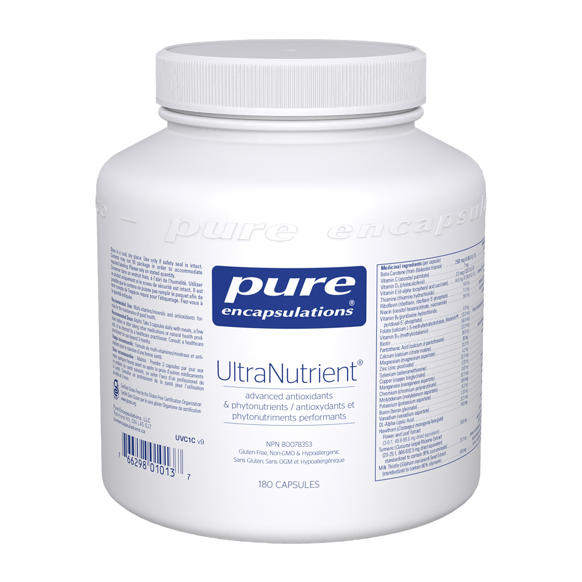 Pure Encapsulations UltraNutrient 180 Capsules