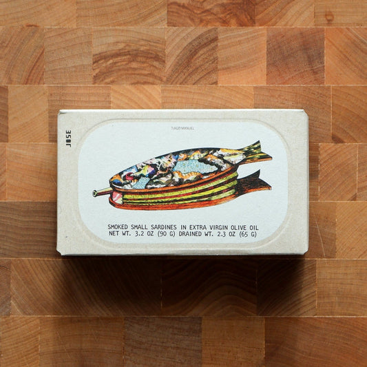 Jose Gourmet Smoked Small Sardines in Extra Virgin Olive Oil 90g