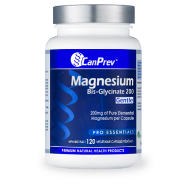 CanPrev Magnesium Bis-Glycinate 200 Gentle - 120 veggie caps