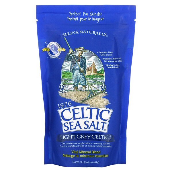 Selina Naturally Celtic Sea Salt Fine Ground Sea Salt 454g