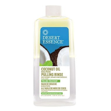 ✅Desert Essence Coconut Oil Dual Phase Pulling Rinse