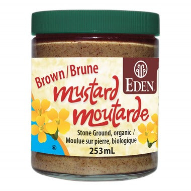 ✅ Eden Organic Stone Ground Brown Mustard