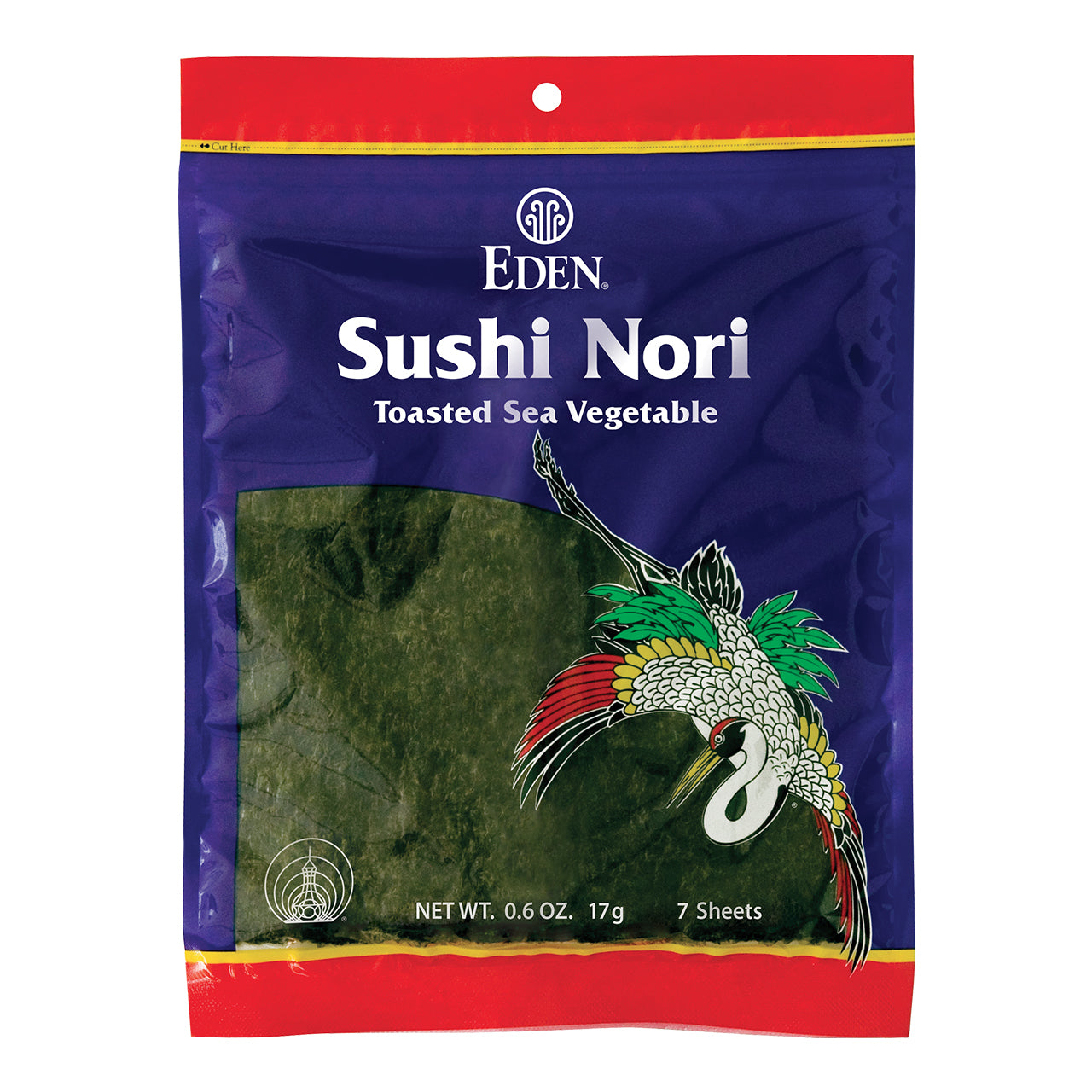 ✅ Eden Sushi Nori 7 Sheets