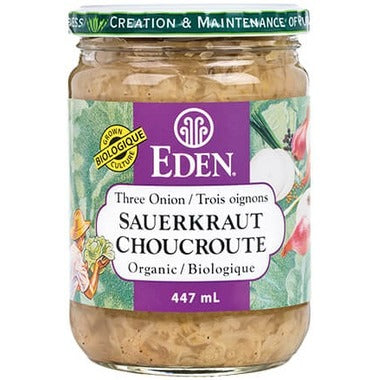 ✅ Eden Three Onion Sauerkraut