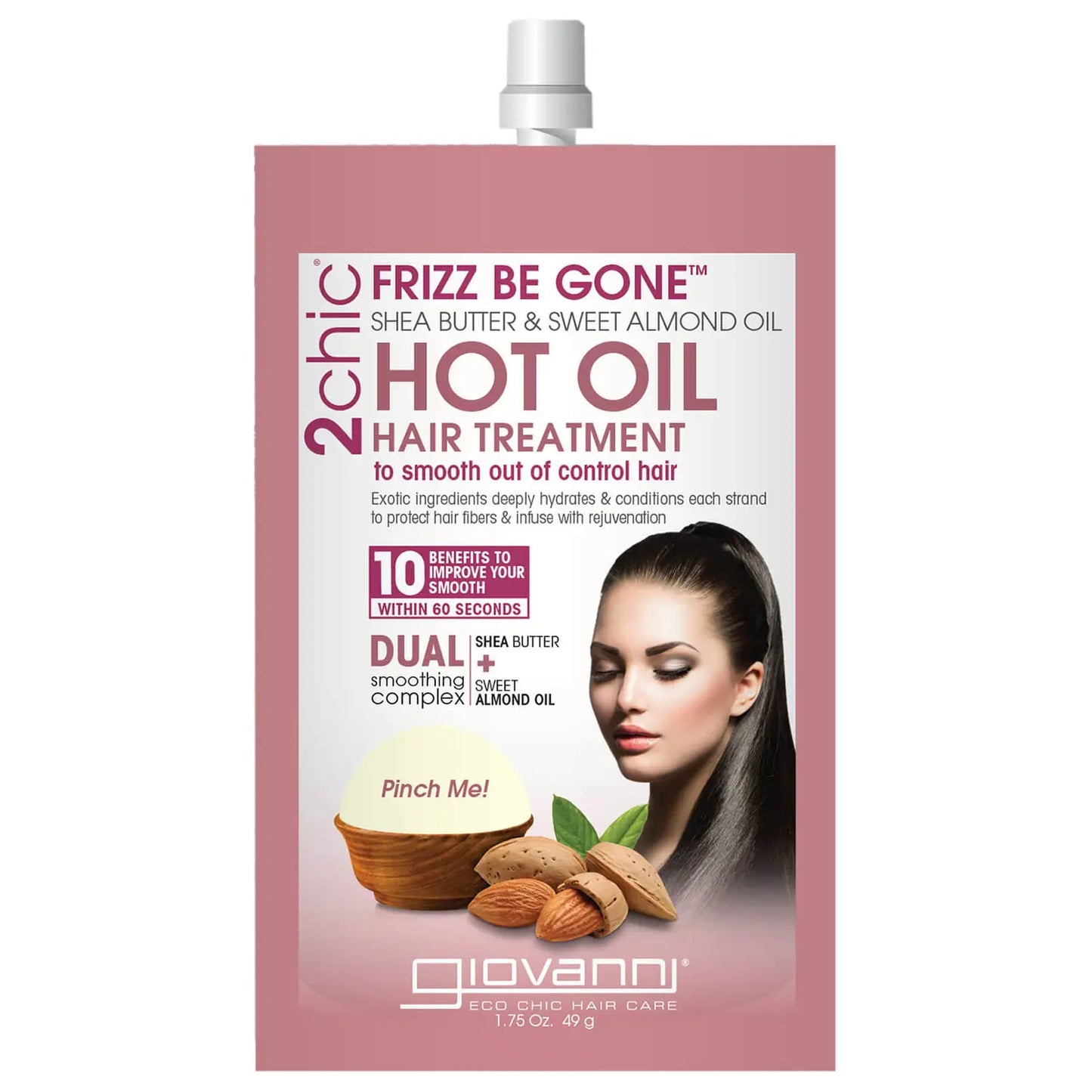 ✅ Giovanni 2chic Frizz Be Gone Hot Oil Treatment 49g