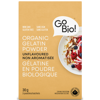 ✅🔥 GoBIO Organic Gelatin Unflavoured Powder