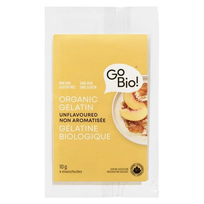 ✅ GoBio Organic Gelatin Pieces
