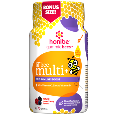 Honibe Kids Immune Boost with Honey Natural Mixed Berry