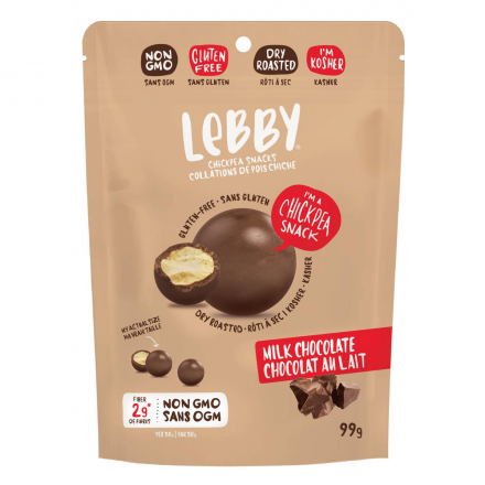 Lebby Gluten-Free Chickpea Bites Milk Chocolate