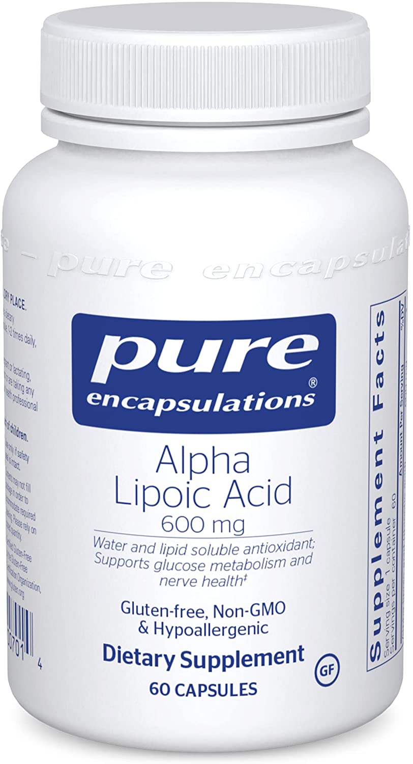 ✅🔥 Pure Encapsulations Alpha Lipoic Acid 600mg 60caps