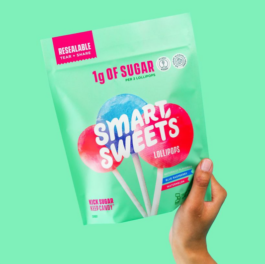 ✅ Smart Sweet’s Water Melon Blueberry Lollipops