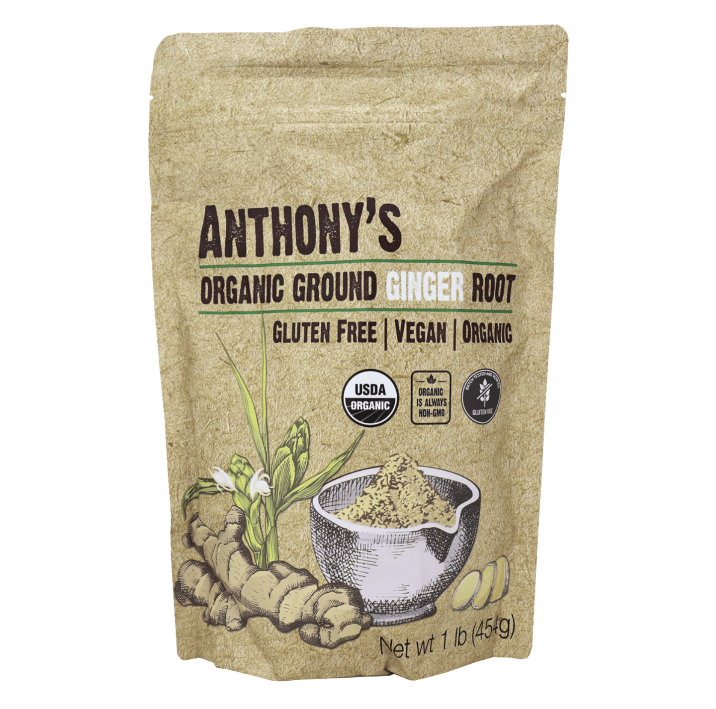 Anthony’s Organic Ground Ginger Root