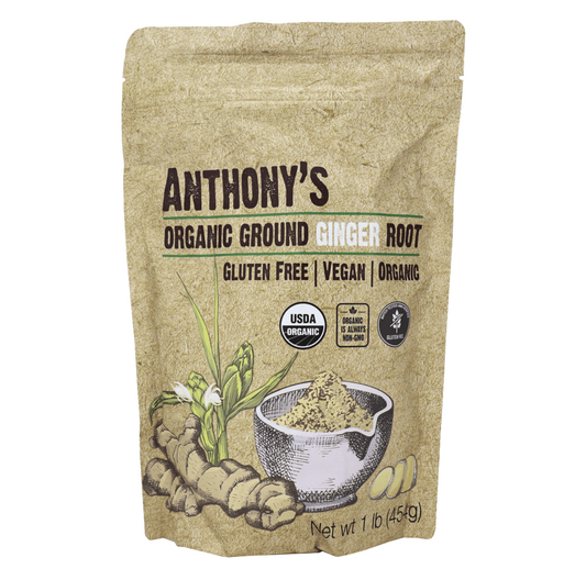 ✅⭐️ Anthony’s Organic Ground Ginger Root