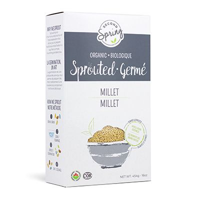 Second Springs Org Sprouted Millet 454g