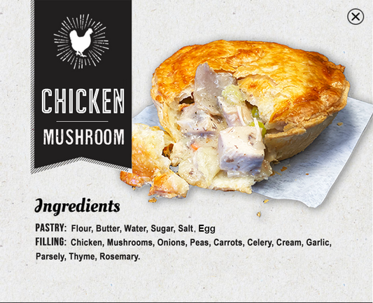 The Pie Commission Chicken Mushroom