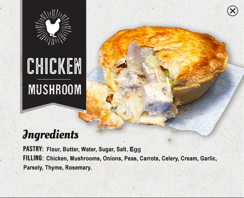 ✅ The Pie Commission Chicken Mushroom