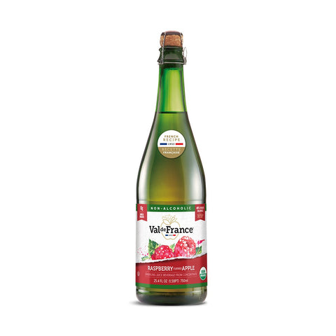 Val de France Raspberry Organic Sparkling Juice - 750ml