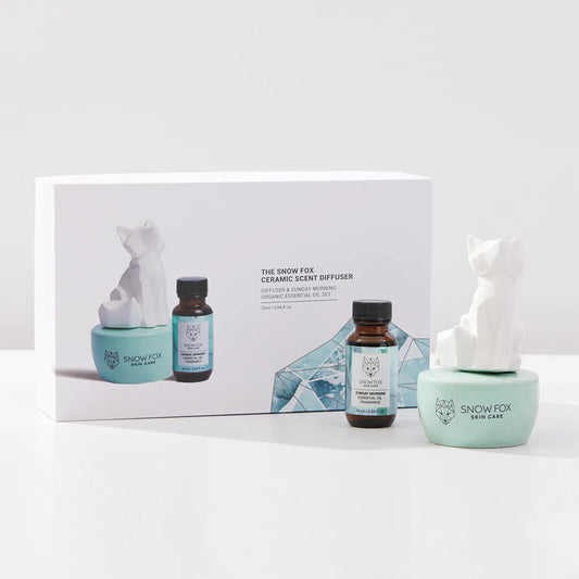 ✅🔥 Snow Fox Skin Care Ceramic Snow Fox Scent Diffuser & Essential Oil