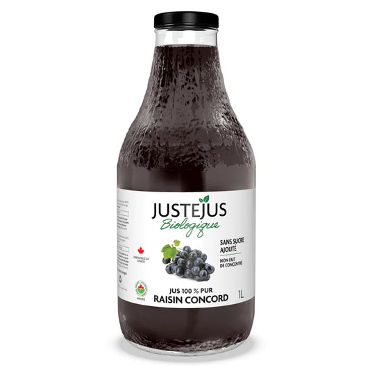 ✅ Just Juice Organic Concord Grape Juice